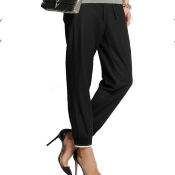 J. Crew Pants - J Crew pants w/drawstring & stripe ankle detail